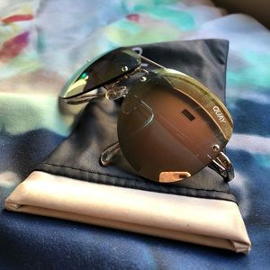 Quay Reflective Aviators